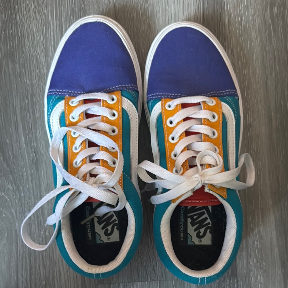 Vans Blue and Purple Sneakers